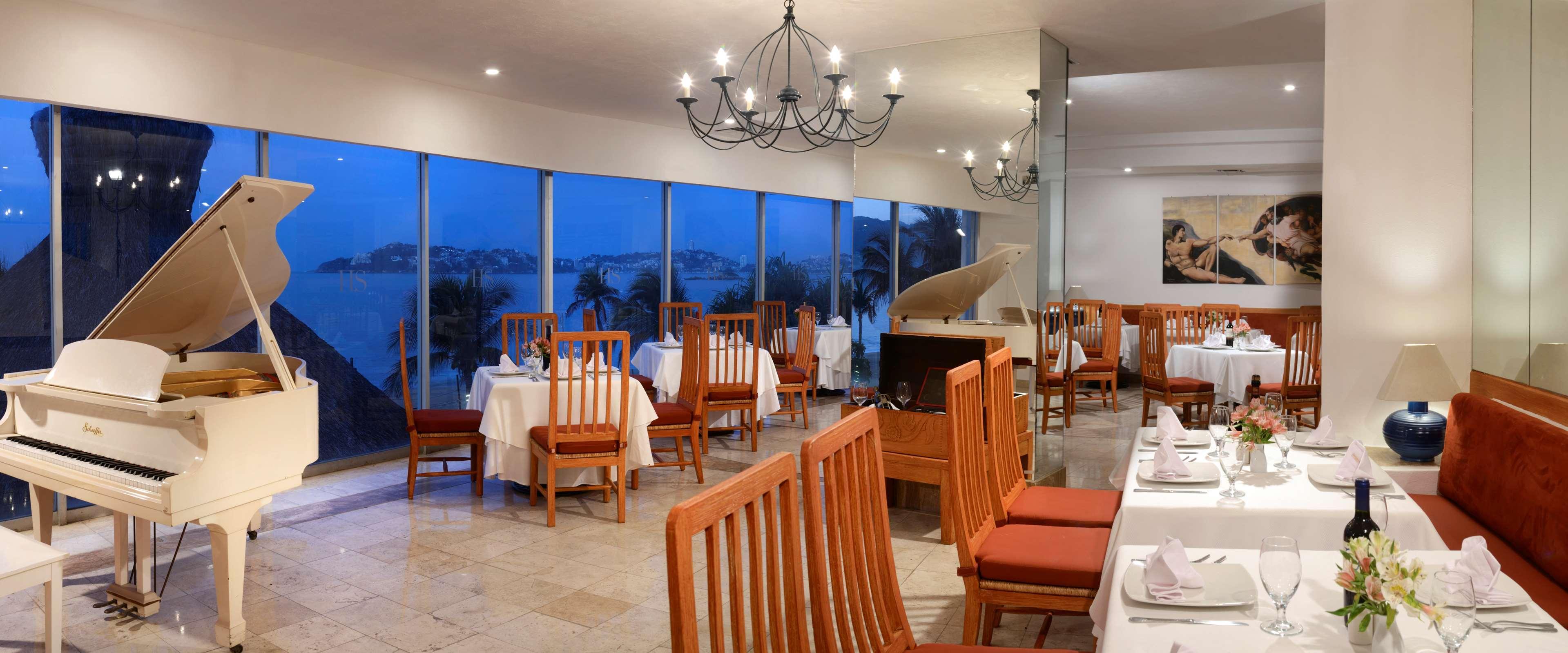 Hs Hotsson Hotel Akapulko Dış mekan fotoğraf Restaurant at the hotel